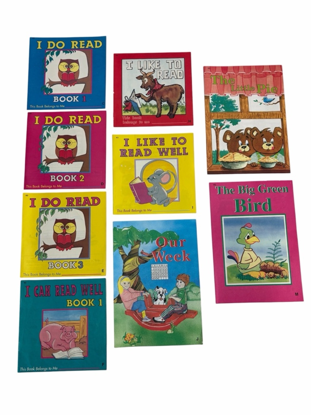 Abeka Readers K5 Kindergarten Vtg I Do Read I Can Read I Like To Read Lot 9 VGC